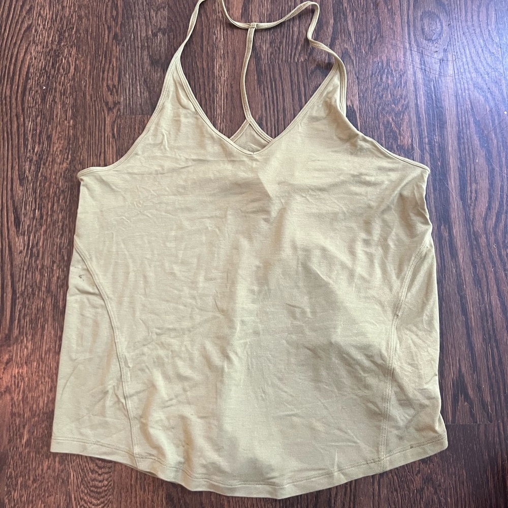 Lululemon modal-silk yoga tank top